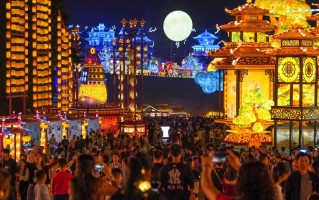 中秋节猜灯谜图片，中秋节猜灯谜图片简笔画